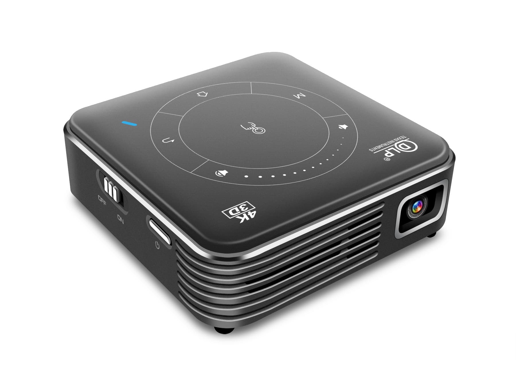 New Pocket Small P11 Projector 2G 16G HDMI Input Supports 3D Mobile Screen Mirroring 4K Video Decoding
