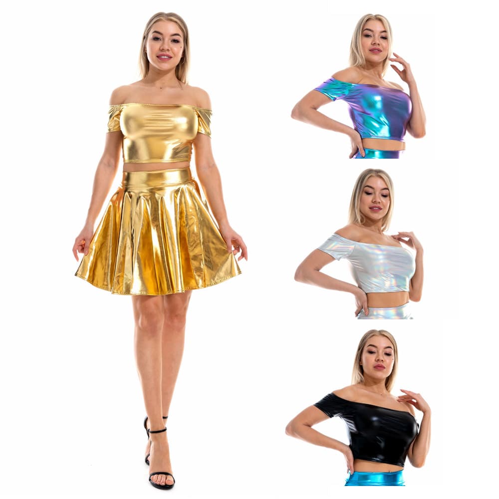 AliExpress Amazon Hot Selling Off-Shoulder Short-Sleeve Slim-Fit Women's Vest Bulk Wholesale