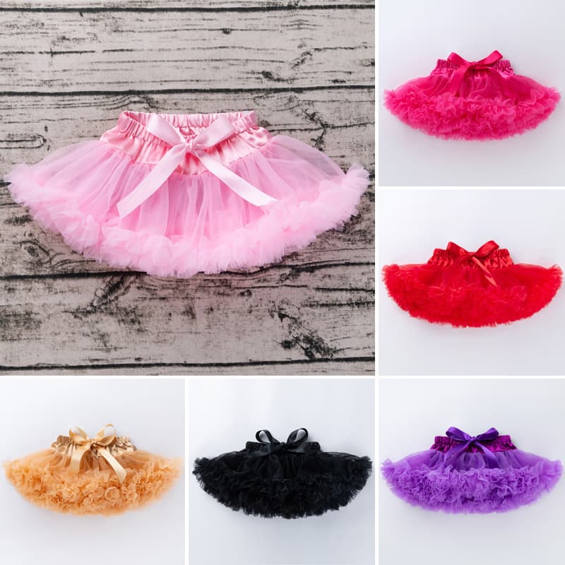 2022 New Girls Princess Dress European and American Kids Tutu Skirt Baby Bow Mesh Half Skirt Fashion