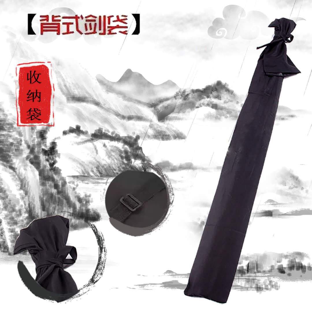 Taiji Sword Bag, Han Sword Bag, Bamboo Sword Cover, Backpack Style Wooden Sword Case, Thickened Kendo Samurai Bag, Anime Sword Display Storage Bag