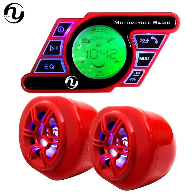 Manufacturer Wholesale New 3.5-Inch Subwoofer Motorcycle Audio System for Motorcycle Bluetooth Voice Navigation MP3