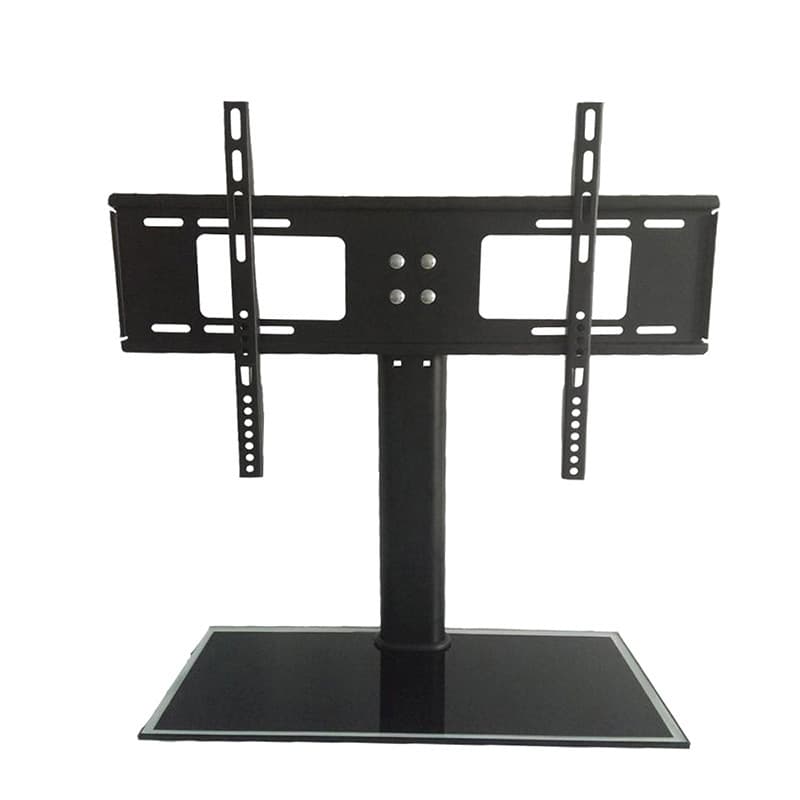 TV Universal Base Thickened Tempered Glass Desktop TV Stand Flat TV Bracket