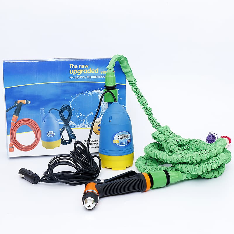 2020 Hot Cross-Border New Household High-Pressure Car Washer In Stock Supply 12V Car Portable Car Washing Pump