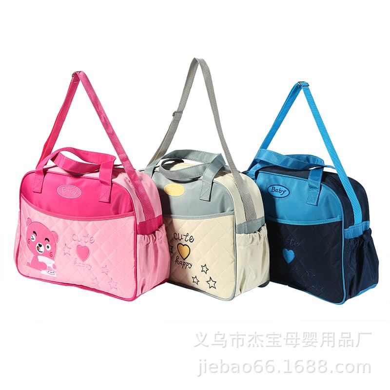 Factory Direct New Multifunctional Maternity Bag Simple Portable Insulated Bottle Single Shoulder Baby Bag Travel Storage Bag