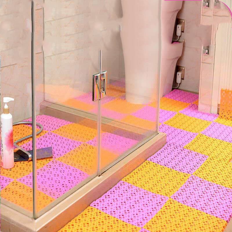 Home Bathroom Shower Kitchen Splice Waterproof Mat, Bathroom Anti-slip Mat, Splice Floor Mat, Toilet Kitchen Pad