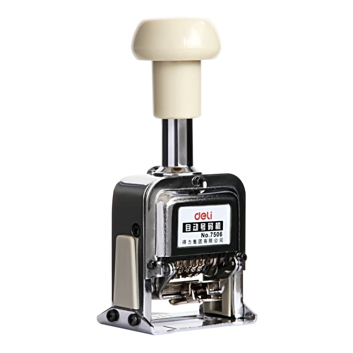 Deli 7506 automatic numbering machine, coder, 6-digit adjustable date digital stamp