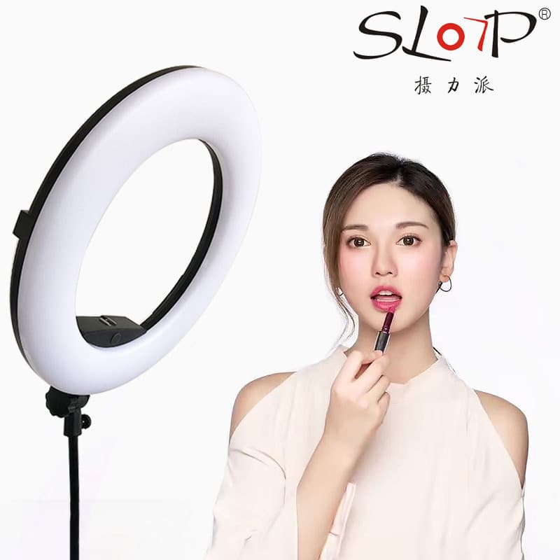 She Li Pai LED Fill Light with Skin Toning, Phone Anchor Live Streaming Battery-Powered Outdoor Ring Photography Fill Light