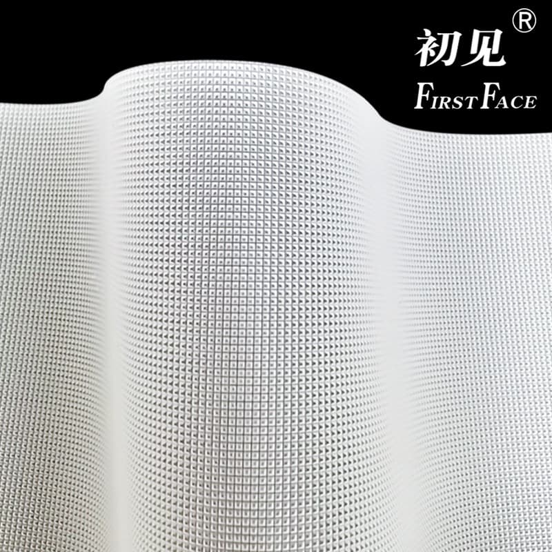 Factory PE Embossed Grid Film Silicone-Free Hydrogel Anti-Adhesive Release Film Anti-Static Double-Sided Embossed Isolation Membrane