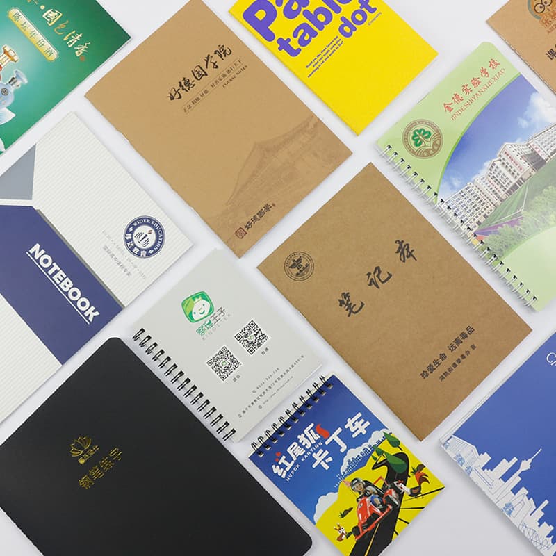 Custom Made Notebooks Advertising Softcover Notepads Exercise Books Promotional Notebooks Factory Printed Logo