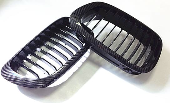 BFB Carbon Fiber Grille for BMW 3 Series E46, E46 Carbon Fiber Grille, E46 Coupe Carbon Fiber Grille