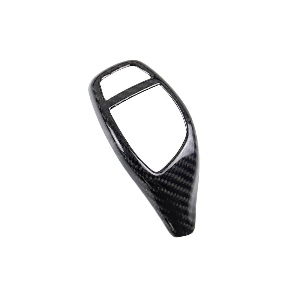 Compatible with BMW 1 2 3 4 5 Series F20 F30 F31 F34 Carbon Fiber Gear Shift Cover Handle Rod Cover Modification Sticker