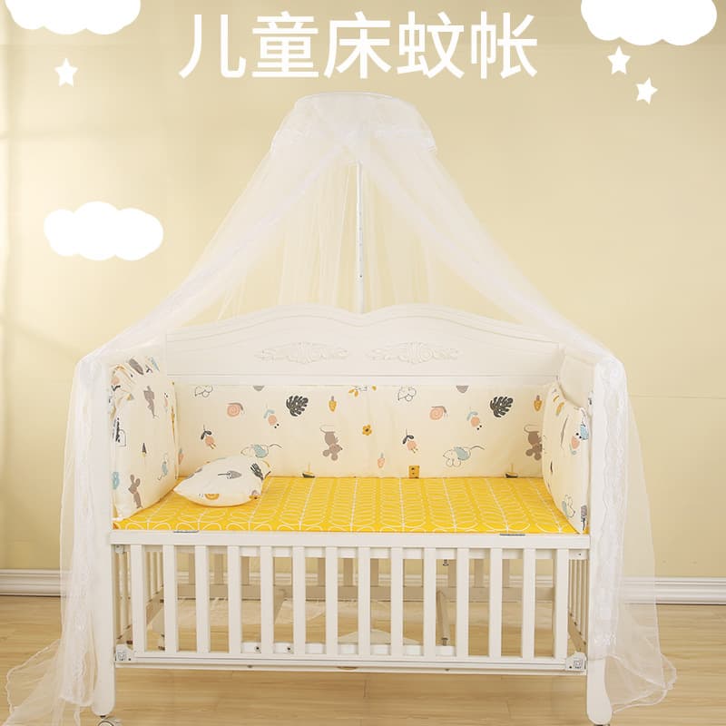 Baby Crib Mosquito Net, Round Dome Hanging Mosquito Net Cover for Baby Crib, Mosquito Protection