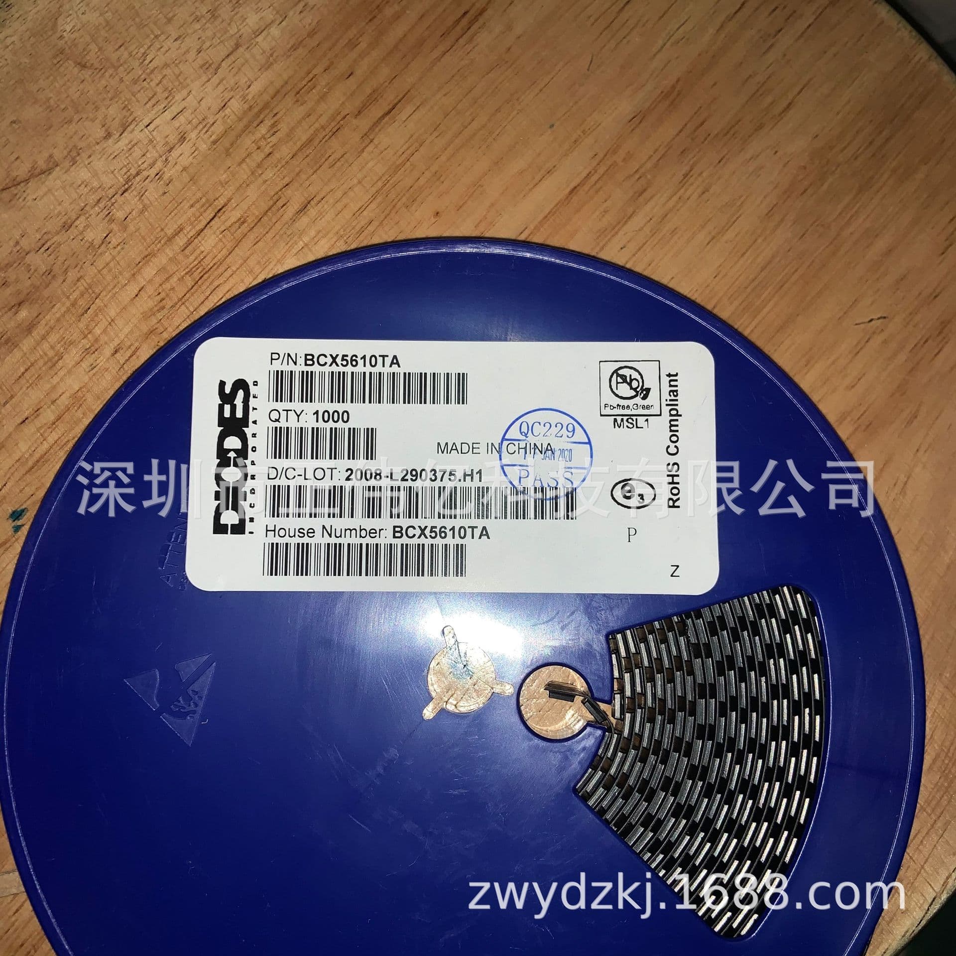 Genuine Original Stock BCX5610TA NPN 80V 1A SOT89 Price Upon Inquiry
