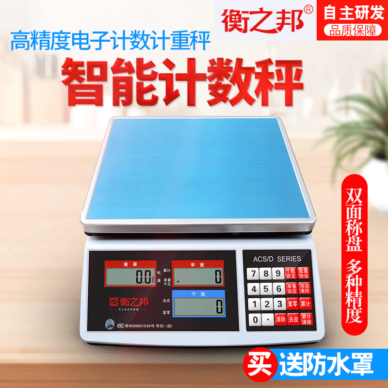 0.1g Industrial Precision Counting Electronic Scale, Desktop Sampling Point High-Accuracy Electronic Scale, Multifunctional Scale 30