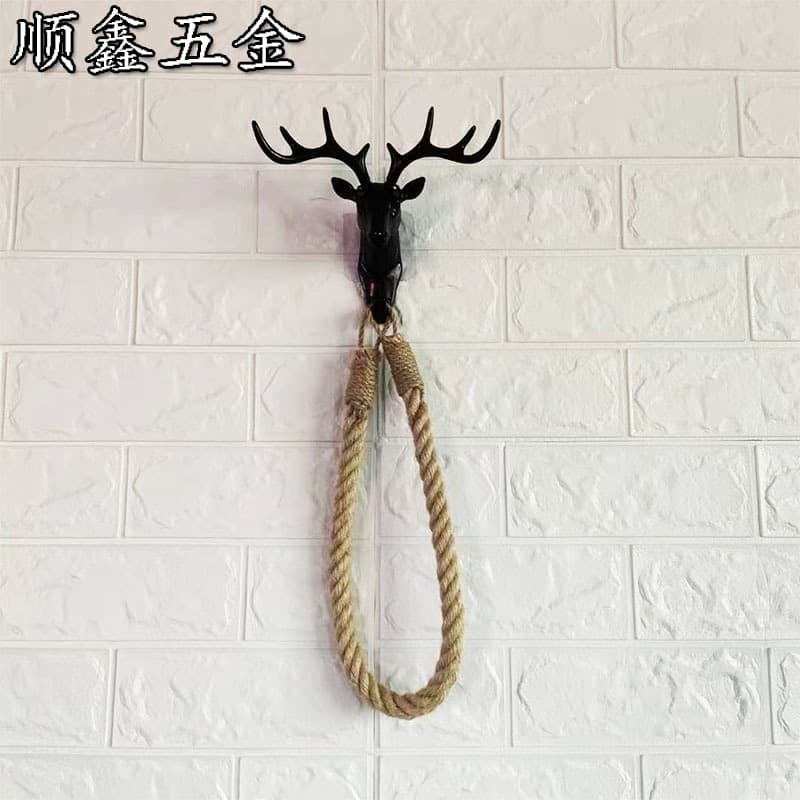 Jute Rope Creative Tissue Holder, Toilet Decorative Wall Mount, Vintage Tissue Holder