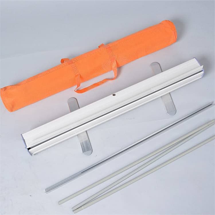 Sales display stand, roll-up stand, plastic rigid aluminum foot roll-up, all-aluminum roll-up screen photo production