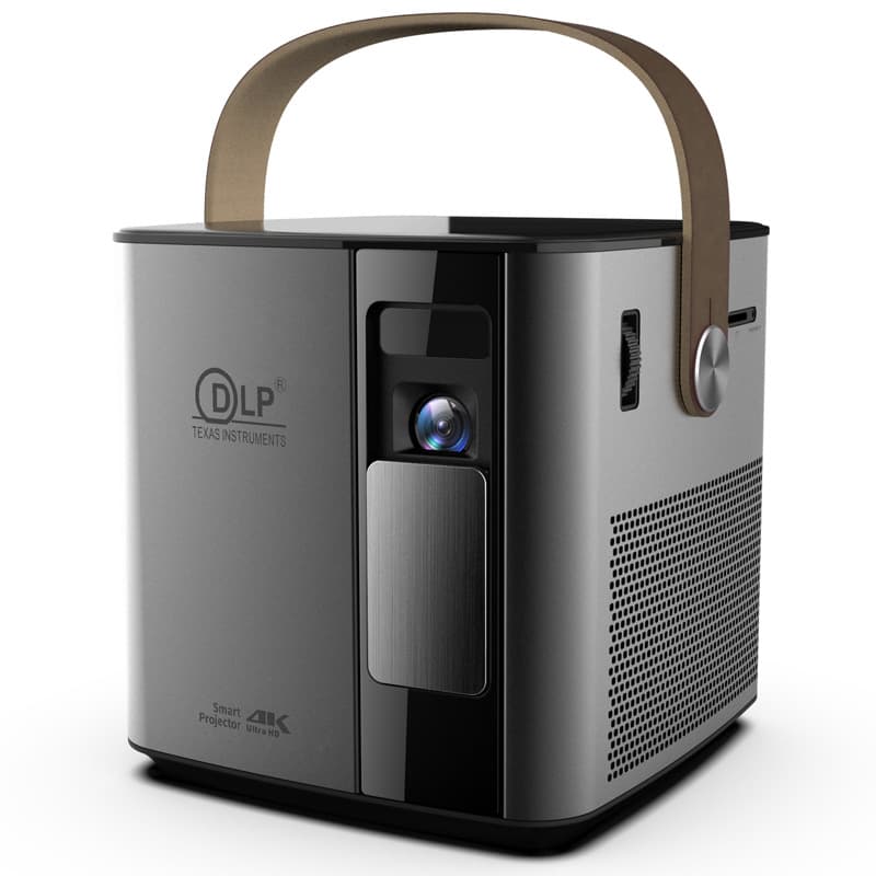 Multi-function 720P Small Smart Projector HDMI Input Supports 3D, Mobile Screen Mirroring, 4K Video Decoding