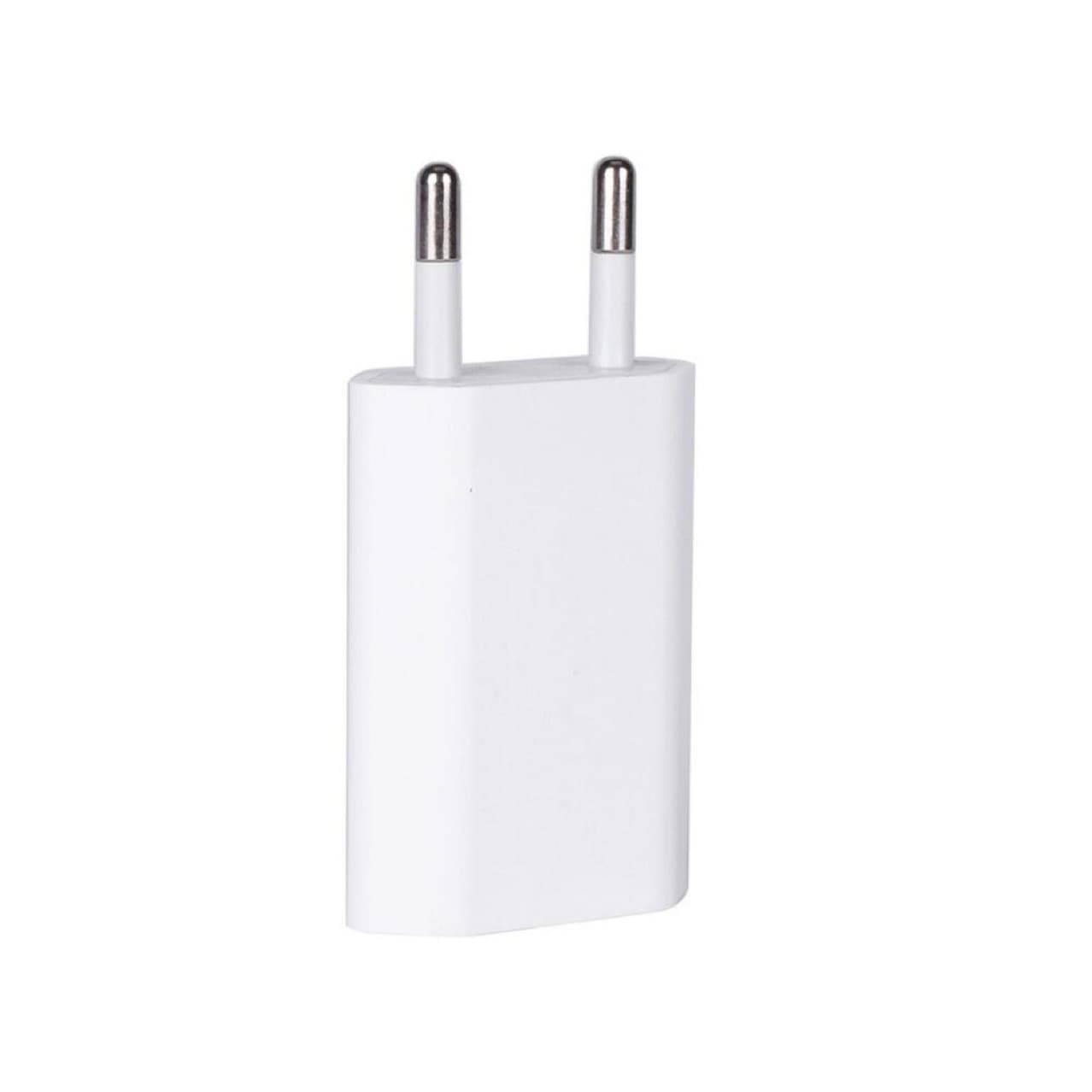 4th Gen European Standard Phone Charger for Apple, Single USB Flat 4th Gen European/US Standard 5V 1A Charger