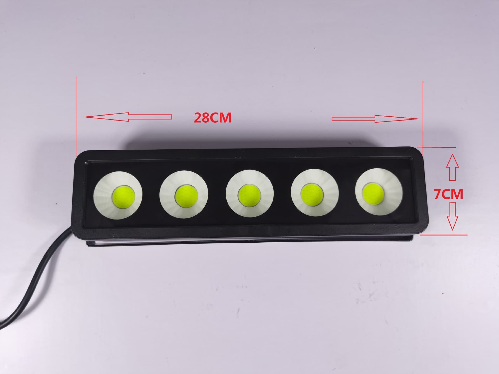 Big Eye Car LED Work Light, Linear COB 80W Daytime Running Light, Auxiliary Light, Off-Road Vehicle Modification Light