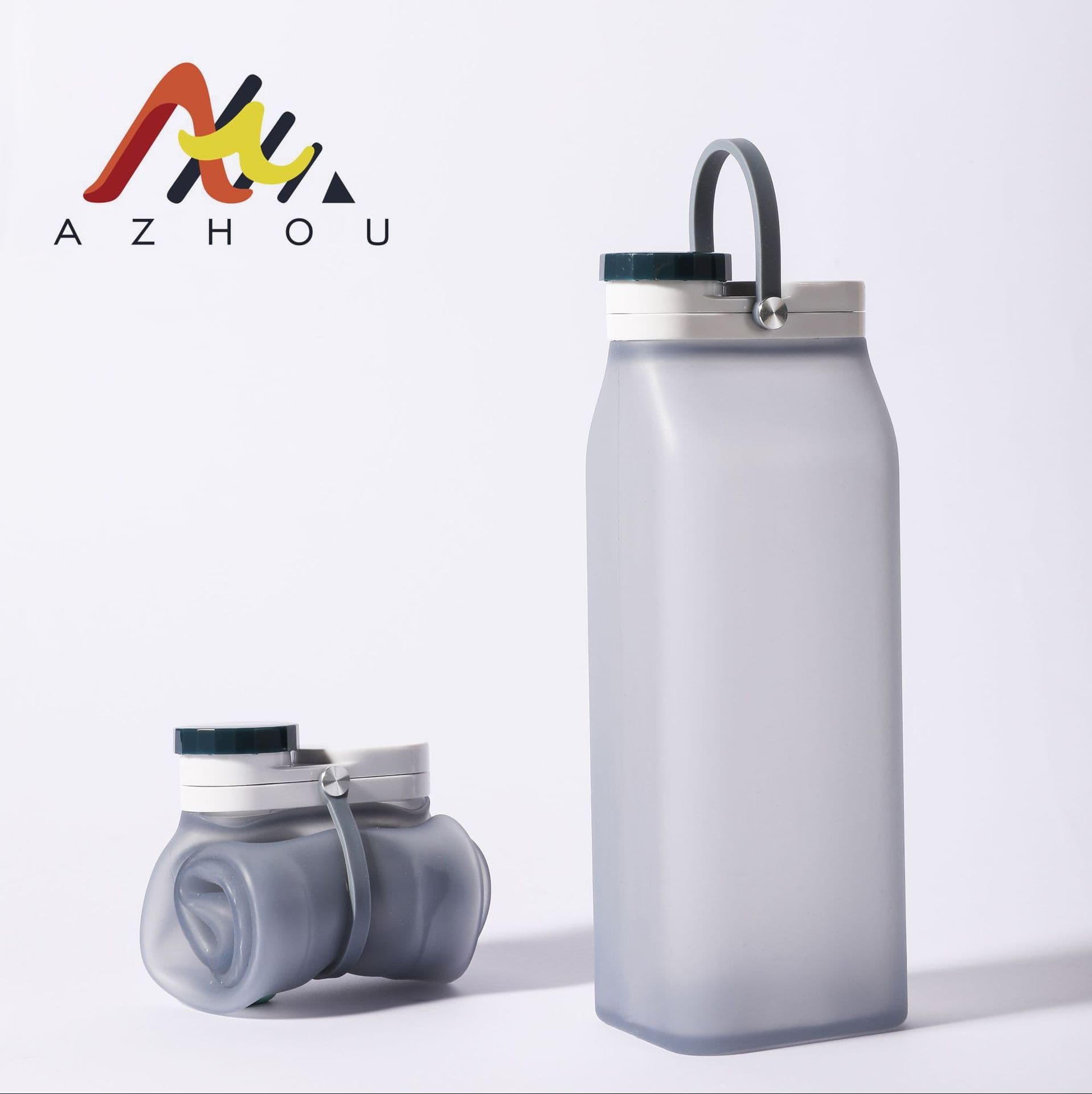 Factory Rollable Foldable Silicone Milk Water Bottle 600ml Portable Travel Creative Cup Outdoor Sports Water Bottle