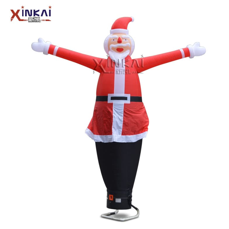 Christmas Santa Claus Dancing Star Inflatable Cartoon Character Sky Dancer Tumbling Sky Dancer Santa Claus