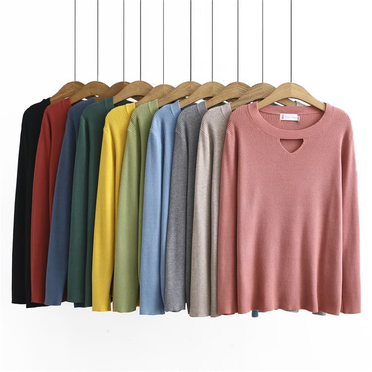 Plus-Size Women's Autumn/Winter Base Layer Top for Curvy MM Casual Fashion Slimming Belly-Covering Sweater 200 Jin Knitted Top 186