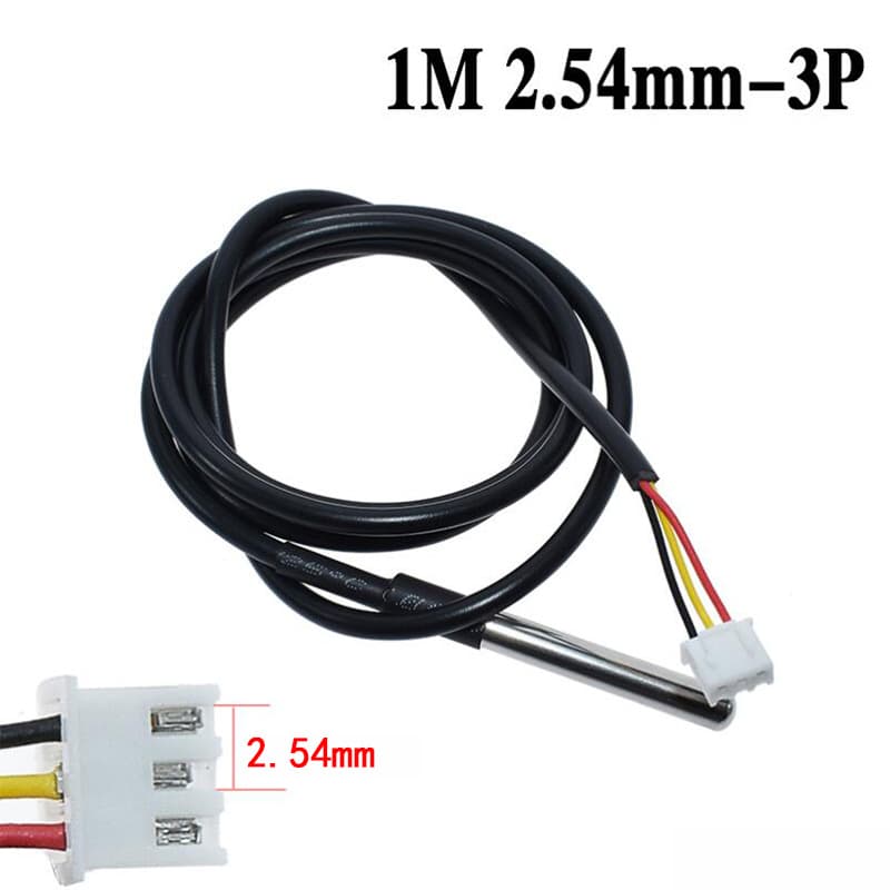 Stainless Steel Waterproof DS18B20 Temperature Probe Sensor 18B20