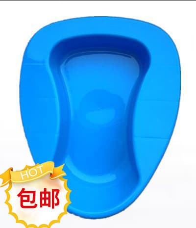 Adult bedpan, ABS home use elderly commode, hospital patient medical bedridden urinal