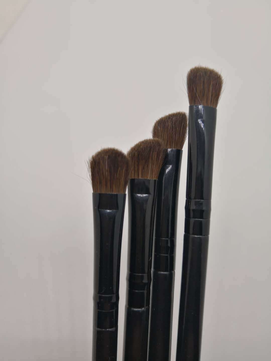 Single Pony Hair Eyeshadow Brush, One Piece, Animal Hair Beauty Makeup Tool Brush, Long Handle Horsehair Brush, Soft Bristles