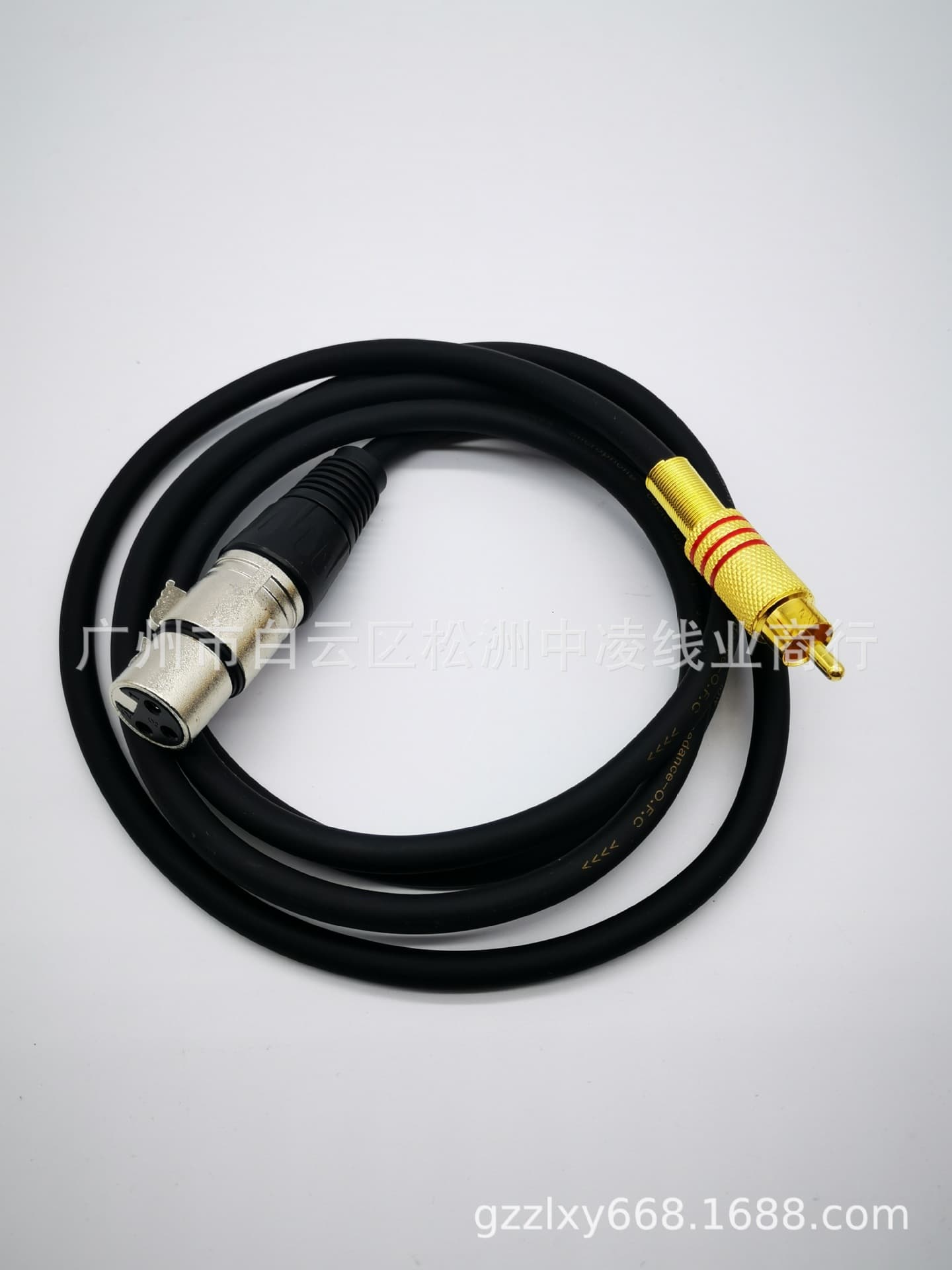 Carnong female-to-Lotus male cable carnong female-to-RCA cable audio amplifier connection mixer cable sound card microphone cable