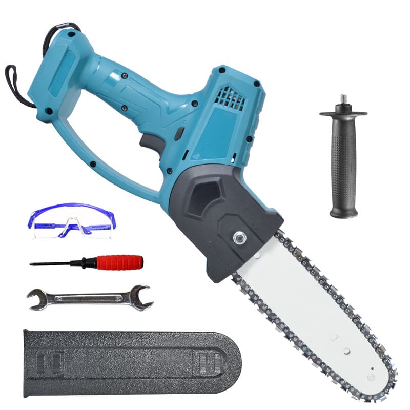 Cordless Mini Hand Saw 8-Inch Lithium Battery Electric Chain Saw Makita Style Universal Battery Pack Electric Saw Cutting Saw