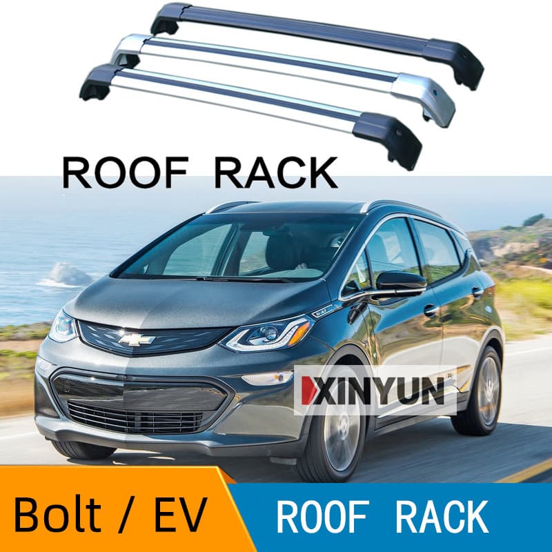 Compatible with Chevrolet Bolt/EV Crossbar Roof Rack Luggage Carrier, Roof Cargo Basket