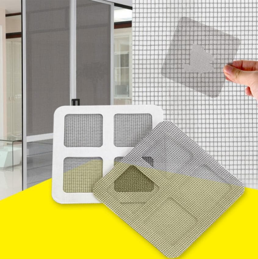 Repair and patching services for household doors and windows, including door curtains, window screens, mosquito nets, and other mosquito-proofing products.