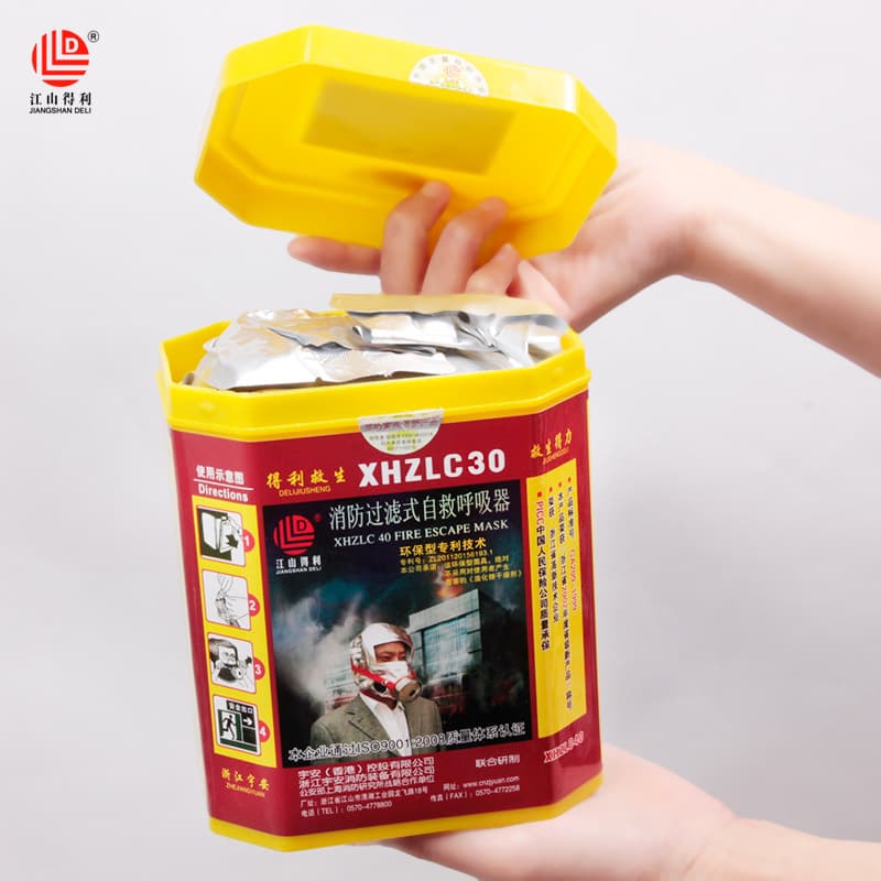 Supply CCC-TZL30 Fire Filter Self-Rescue Breathing Apparatus, 30-Minute Smoke Protection Mask for Fire Escape