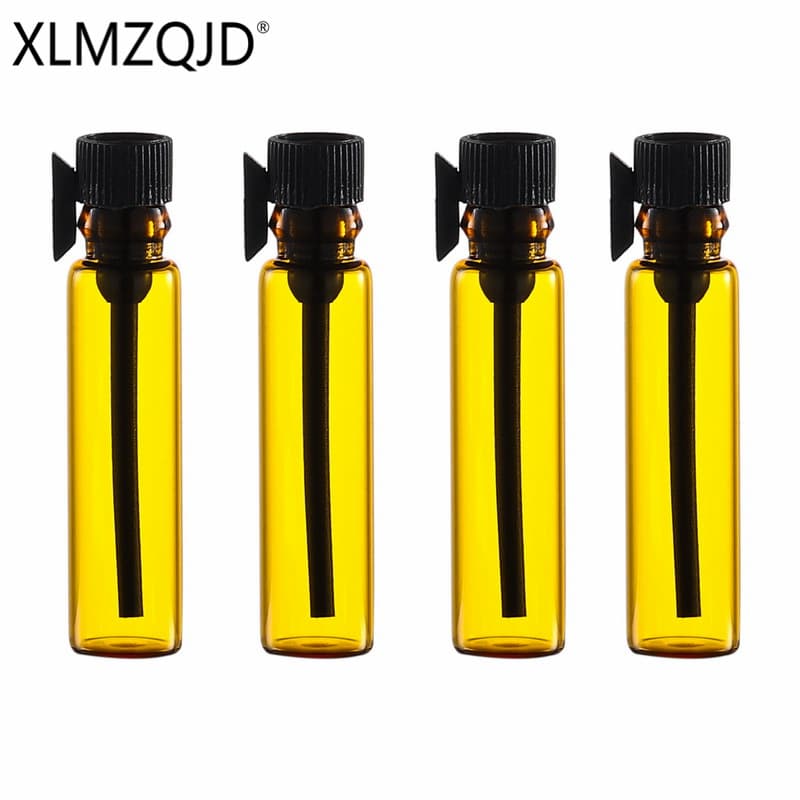 XZ02-1ml sample dropper glass perfume dispenser/drip bottle/essential oil bottle/test tube bottle are available in stock.