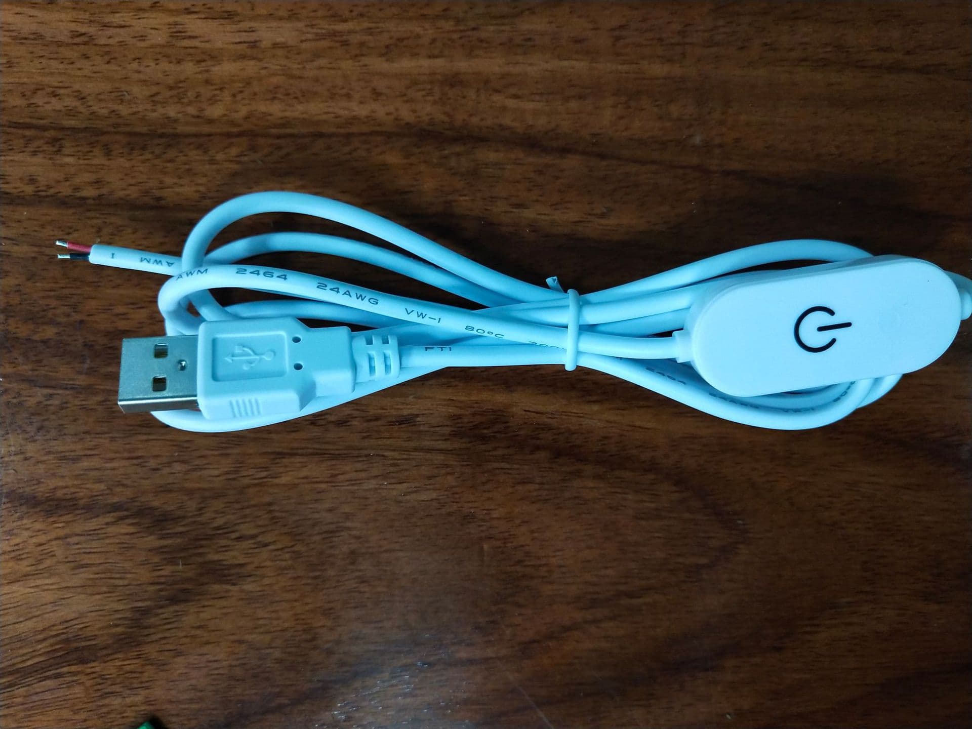 Touch Dimmer Switch Cable for LED Dimming, Small Desk Lamp Dimmer Switch in White, Compact Touch Switch