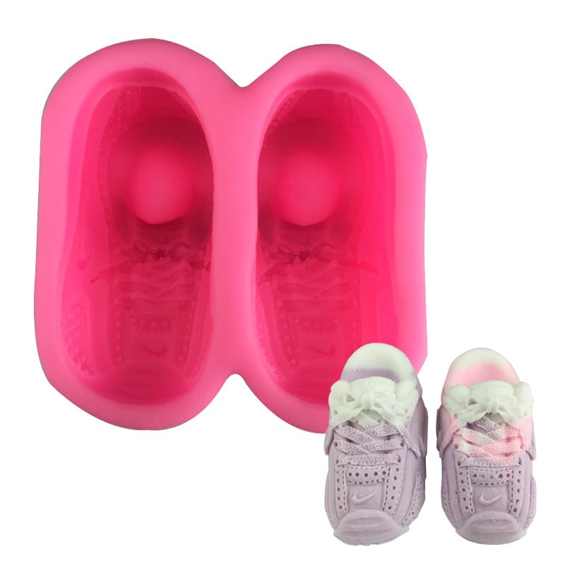 DIY Handmade Aromatherapy Silicone Mold for Cake Decoration Sports Shoe Sugar Art Mould Irregular Shape Baking Tool