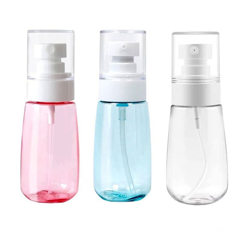 30ml spray bottle, 60ml sprayer, cosmetic refillable bottle, 100ml spray bottle for toner and alcohol disinfection spray