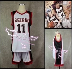 [Hunmanxuan] Kuroko's Basketball Tetsuya Kagami Seirin High School Basketball Uniform Cosplay Jersey Cotton