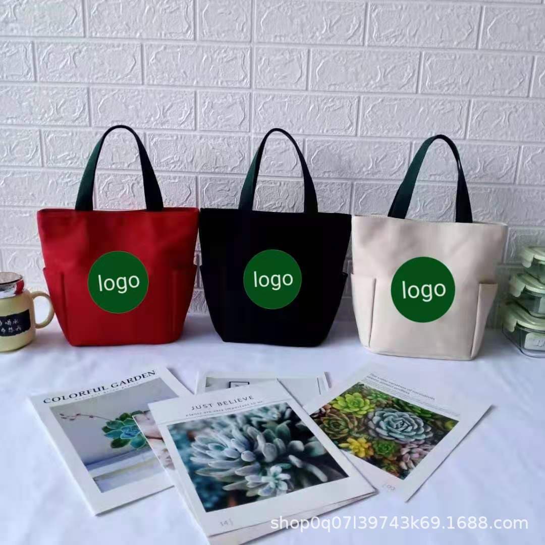 2021 New Canvas Bag, Japanese Style Handbag, Multi-purpose Bento/Mommy Bag, Customizable Patterns Available