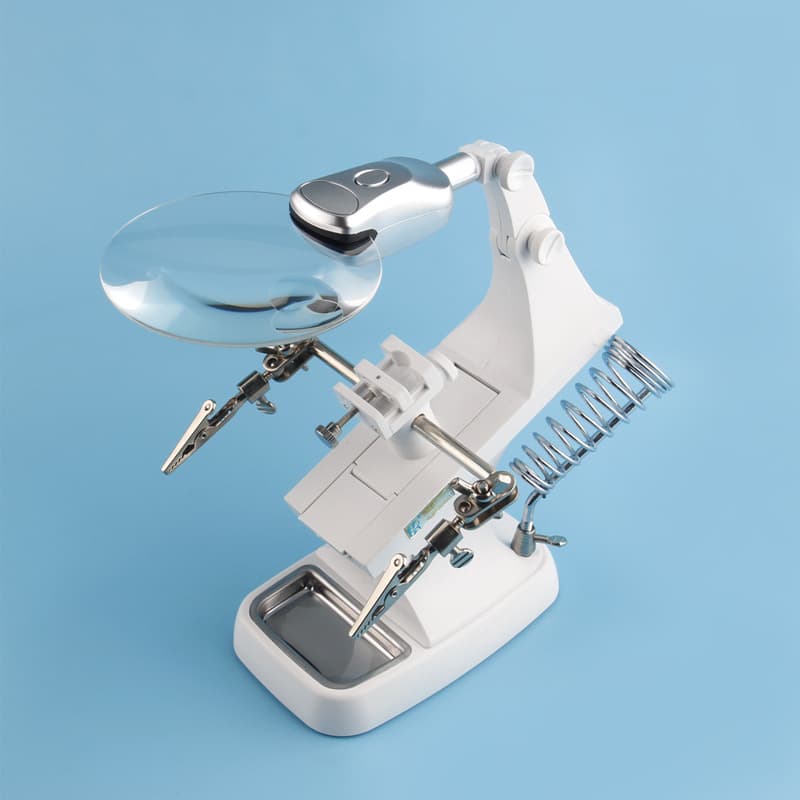 LED lamp repair tool USB desktop 360 rotating repair lamp industrial desktop magnifying glass