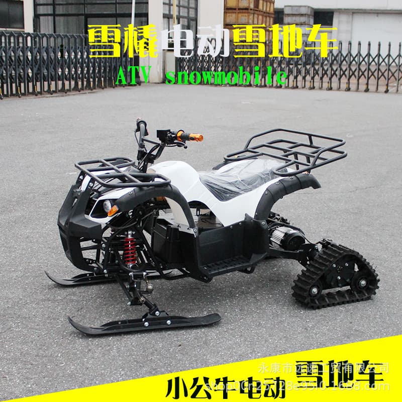 Electric Snow Beach Buggy Mountain Off-Road Motorcycle Square Rental Electric Vehicle Anti-Skid All-Terrain