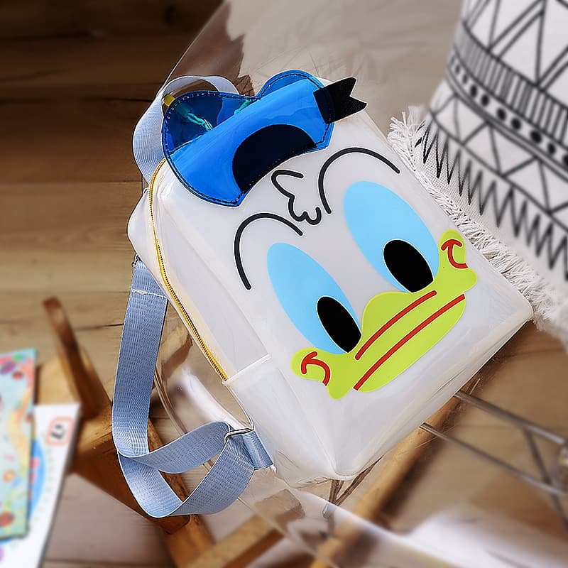 Summer New 1-6 Years Old Cute Backpack Fashion Jelly Children's Backpack Cartoon Kindergarten Primary School Student Schoolbag