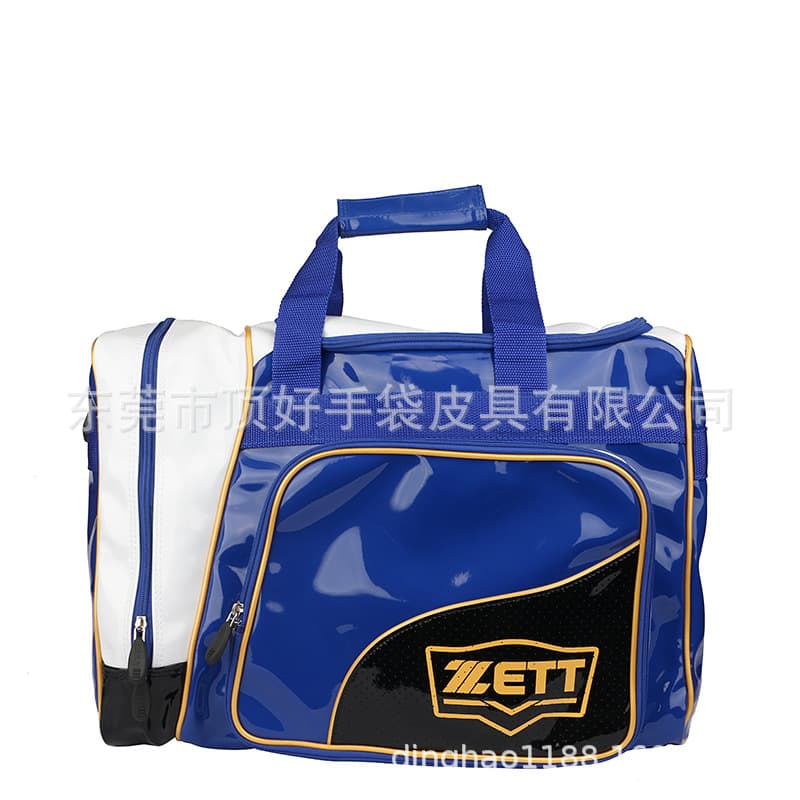 Trendy New PVC Coated Baseball Bag, Fashionable Stitched PVC Coated Travel Bag, Multi-functional Handheld Luggage Bag