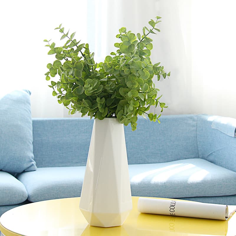 Artificial Eucalyptus Leaf for Home and Wedding Decoration, Single Eucalyptus Leaf Artificial Plant