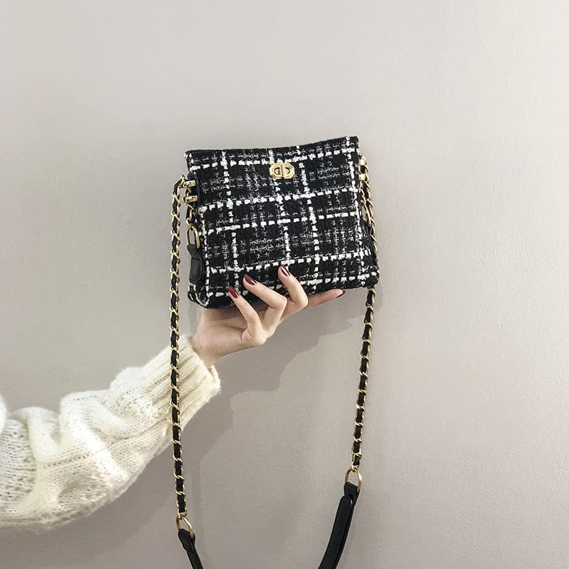 Internet Famous Small Bag Women 2020 New Popular Women's Bag Stylish Fashion Versatile Chain Ins Crossbody Bucket Bag Trendy