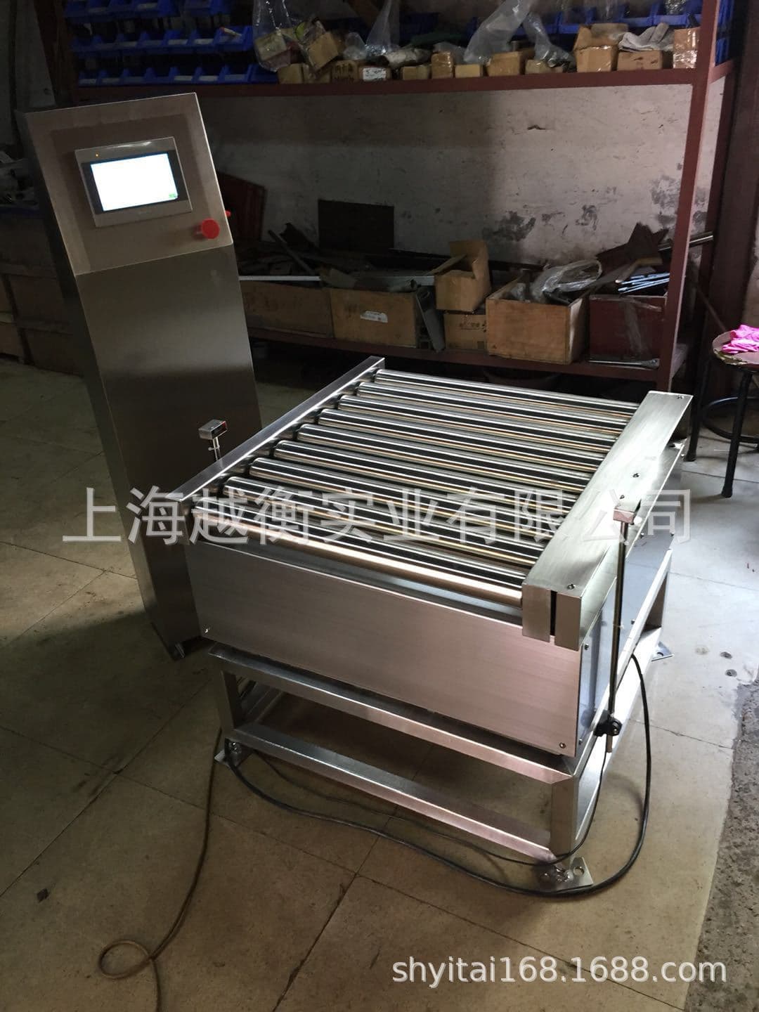 Roller Conveyor Line Powered Roller Electronic Scale, 150kg Non-powered Roller Scale, Fully Automatic Sorting Electronic Scale