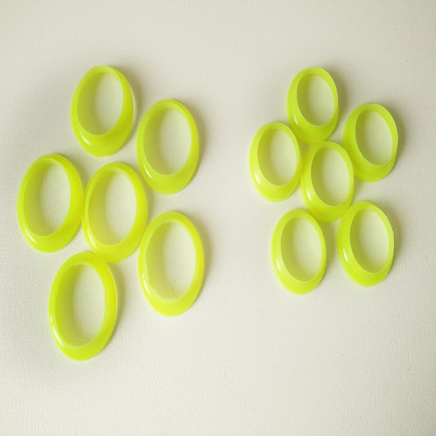 Fire Equipment Water-Based/Dry Powder Fire Extinguisher Accessories, Plastic Glow Ring, Fluorescent Ring 100 per Pack Bottle Neck Decoration