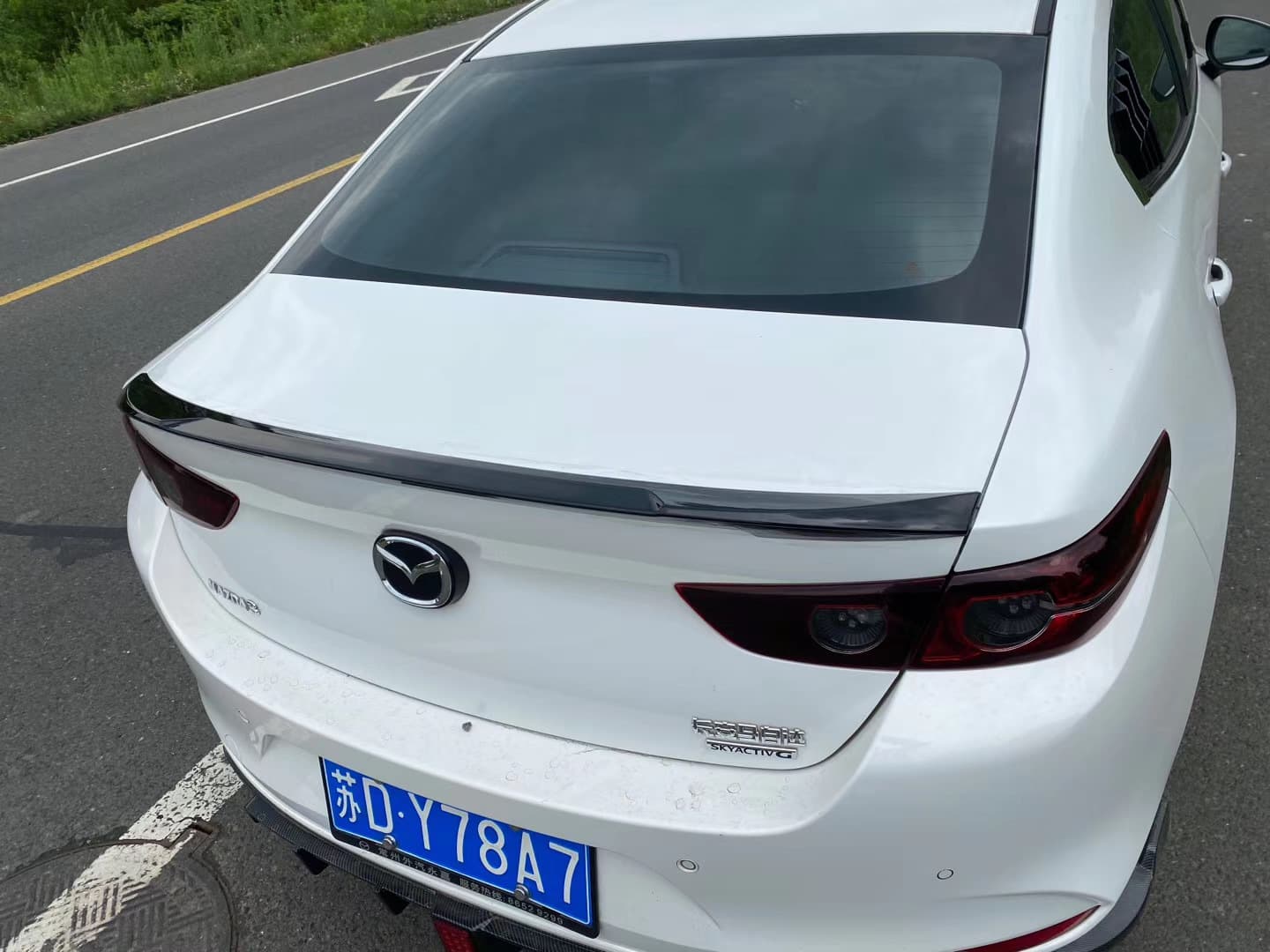 Applicable to 2020 Mazda 3 Generation Onksela Tail Wing Modification Pressure Wing Sports Tail Box Spoiler