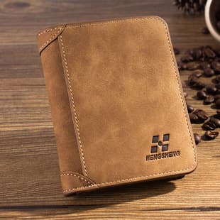 Hengsheng Men's Wallet Multi-Card Slot European and American Style Short Fashion Factory Direct Supply